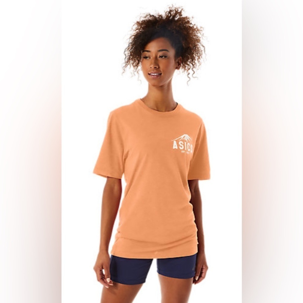 ASICS FUJI 1977 TEE Unisex Short Sleeve Shirt, Summer Dune